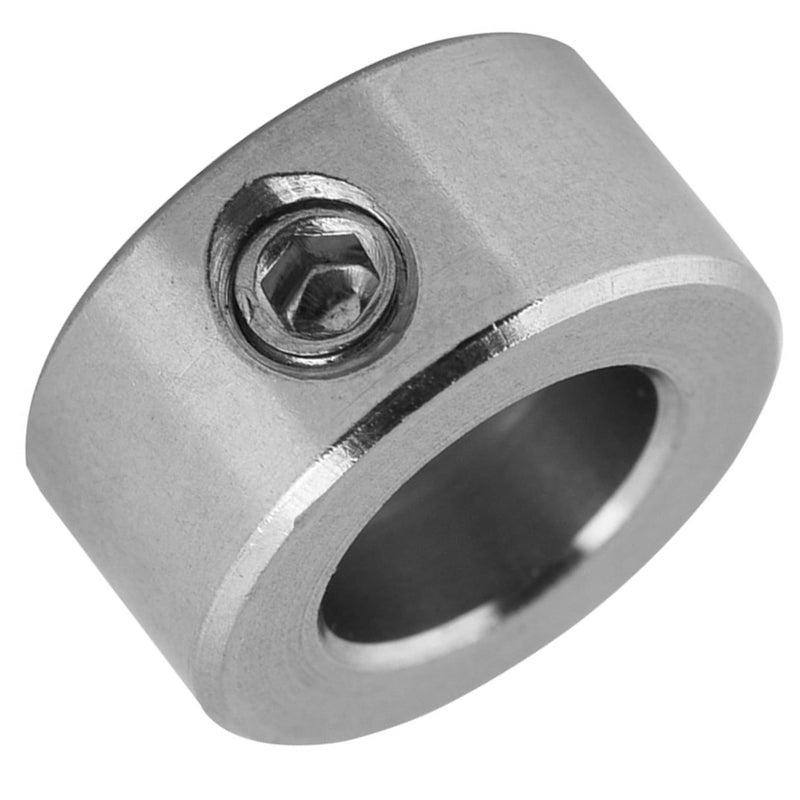 8mm Shaft Lock Collar Set Of 5 T8 Screw Nickel Plated Silver For 3D Printer - Image 3