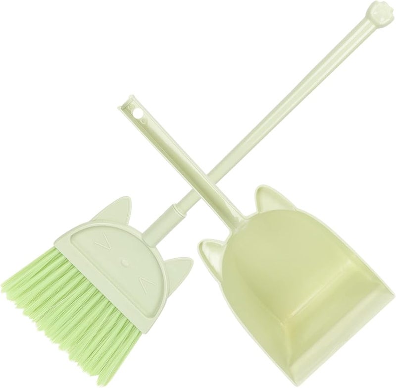 Kids Cleaning Toy Set With Broom Dustpan And Kindergarten Tools Blue - Image 1