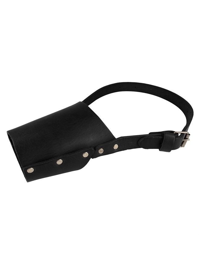 Hide & Drink , Secure Dog Muzzle Guard Handmade from Thick Full Grain Leather (Large) - Image 4