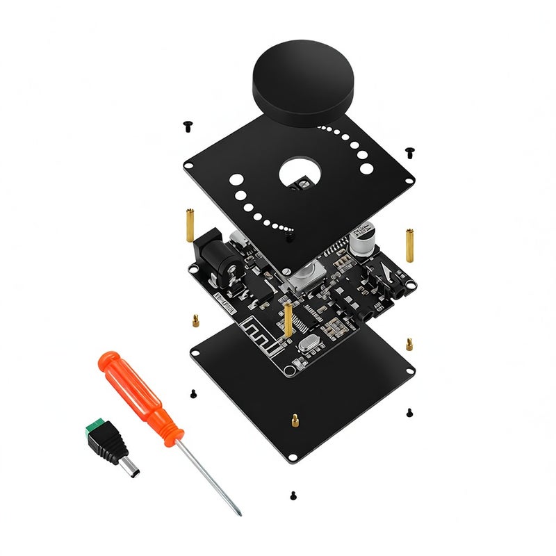 2 Channel BT 5.1 Digital Audio Amplifier Board Module High and Low Tone Adjustment Mobilephone APP Control Support AUX 3.5mm Audio U disk Sound Card Input - Image 4