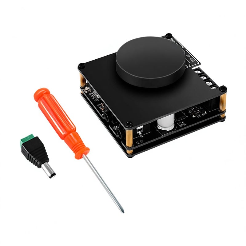2 Channel BT 5.1 Digital Audio Amplifier Board Module High and Low Tone Adjustment Mobilephone APP Control Support AUX 3.5mm Audio U disk Sound Card Input - Image 1