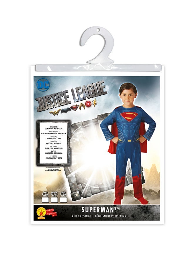 اليشمك Official DC Justice League Superman Kids Costume Small - Image 3