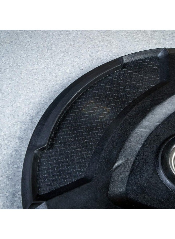 LivePro Rubber Bumper Plate 15Kg Blck  - Image 3