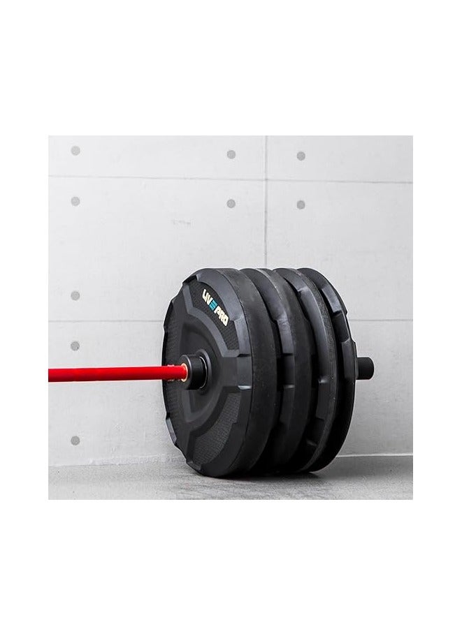 LivePro Rubber Bumper Plate 15Kg Blck  - Image 5