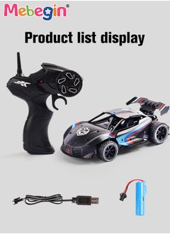MEBEGIN 2 in 1 RC Stunt Car Toy, 2.4Ghz Remote Control Car, Portable Rechargeable Remote Control Car Toy, 2 AA Battery (Not Included) for RC Controller, Suitable for Versatile Roads, 20*10*6.5cm  - Image 5