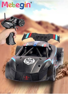 MEBEGIN 2 in 1 RC Stunt Car Toy, 2.4Ghz Remote Control Car, Portable Rechargeable Remote Control Car Toy, 2 AA Battery (Not Included) for RC Controller, Suitable for Versatile Roads, 20*10*6.5cm  - Image 2