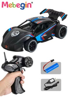 MEBEGIN 2 in 1 RC Stunt Car Toy, 2.4Ghz Remote Control Car, Portable Rechargeable Remote Control Car Toy, 2 AA Battery (Not Included) for RC Controller, Suitable for Versatile Roads, 20*10*6.5cm  - Image 1