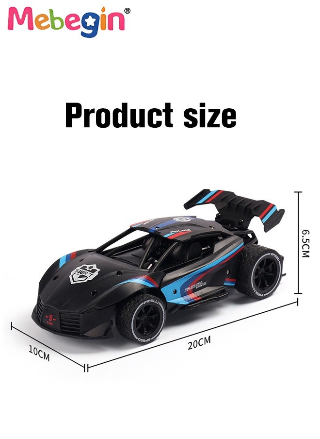 MEBEGIN - 2 in 1 RC Stunt Car Toy, 2.4Ghz Remote Control Car, Portable Rechargeable Remote Control Car Toy, 2 AA Battery (Not Included) for RC Controller, Suitable for Versatile Roads, 20*10*6.5cm - Image 1