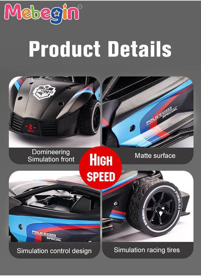 MEBEGIN - 2 in 1 RC Stunt Car Toy, 2.4Ghz Remote Control Car, Portable Rechargeable Remote Control Car Toy, 2 AA Battery (Not Included) for RC Controller, Suitable for Versatile Roads, 20*10*6.5cm - Image 1