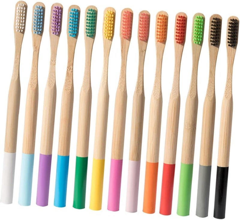 Biodegradable Toothbrushes 4 Pack Sky Blue Soft Bristles Eco Friendly Travel Home Oral Care - Image 5