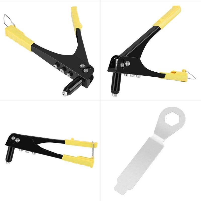 Asixx Riveter GunManual Riveter Gun Gutter Repair ToolBlind RivetBlind Rivet Hand Tool Manual Light Weight Riveter Gun Kit Blind Rivet Hand Gutter Repair Heavy Duty Tool woodworking projects Nail Gun B - Image 3