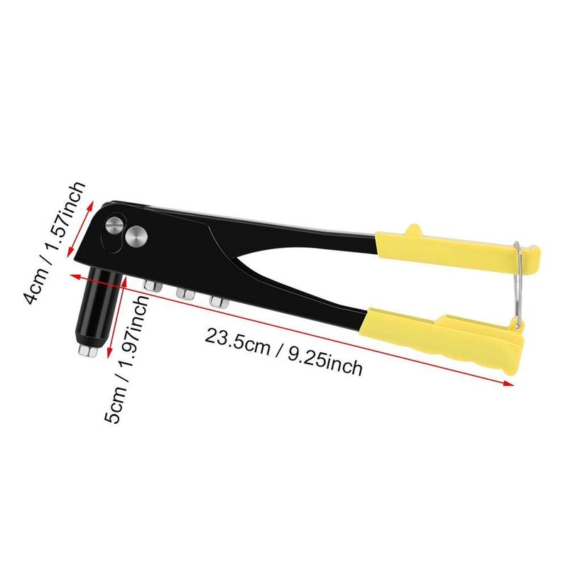 Asixx Riveter GunManual Riveter Gun Gutter Repair ToolBlind RivetBlind Rivet Hand Tool Manual Light Weight Riveter Gun Kit Blind Rivet Hand Gutter Repair Heavy Duty Tool woodworking projects Nail Gun B - Image 4