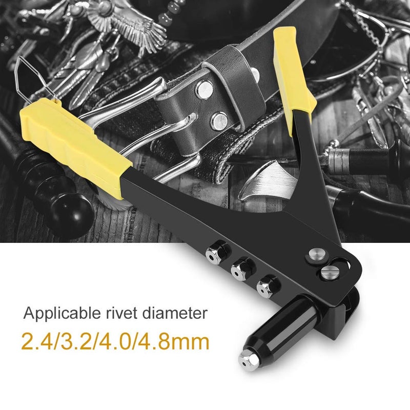Asixx Riveter GunManual Riveter Gun Gutter Repair ToolBlind RivetBlind Rivet Hand Tool Manual Light Weight Riveter Gun Kit Blind Rivet Hand Gutter Repair Heavy Duty Tool woodworking projects Nail Gun B - Image 5