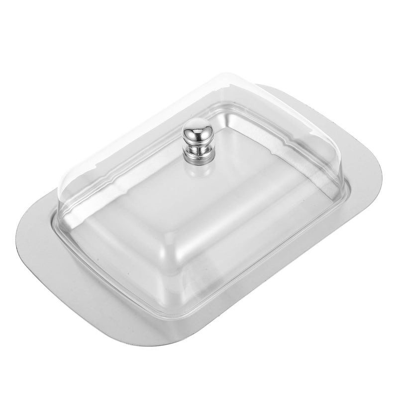 Stainless Steel Butter Dish With Lid Butter Organizer Kitchen Food Storage Container - Image 2