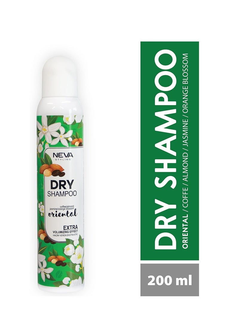 NEVA Neva Styling Dry Shampoo Extra Volumizing Effect Oriental Coffee, Almond, Jasmine, Orange & Blossom, 200ml  - Image 1