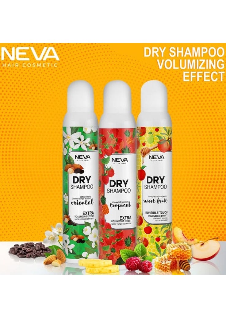 NEVA Neva Styling Dry Shampoo Extra Volumizing Effect Oriental Coffee, Almond, Jasmine, Orange & Blossom, 200ml  - Image 4