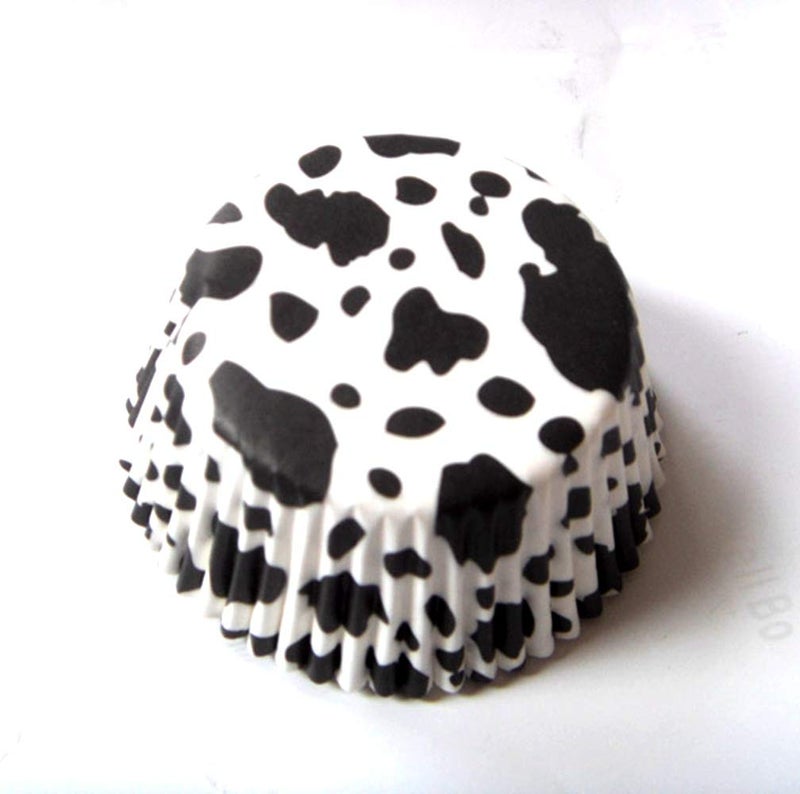 Lucky Star Cow Animal Paper Muffin Cupcake Liners case Birthday Baking Cups Holders 100 pcs,Standard Size 2x1.25inch - Image 2