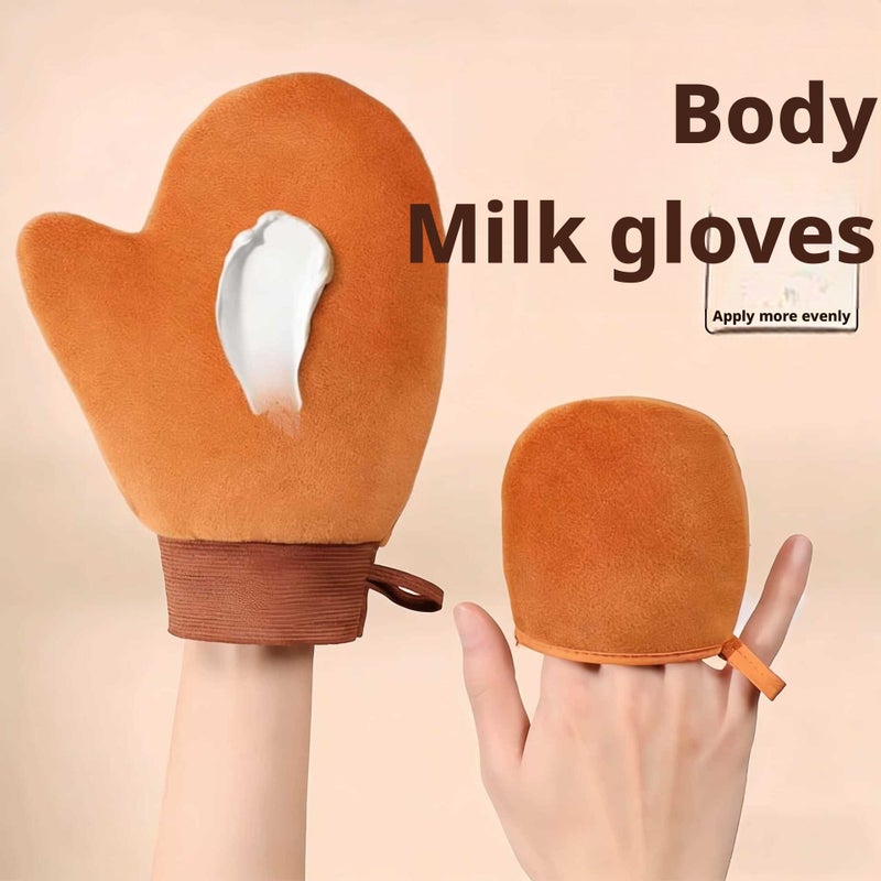 Body Lotion Gloves for Smooth Application & Exfoliation - Image 1