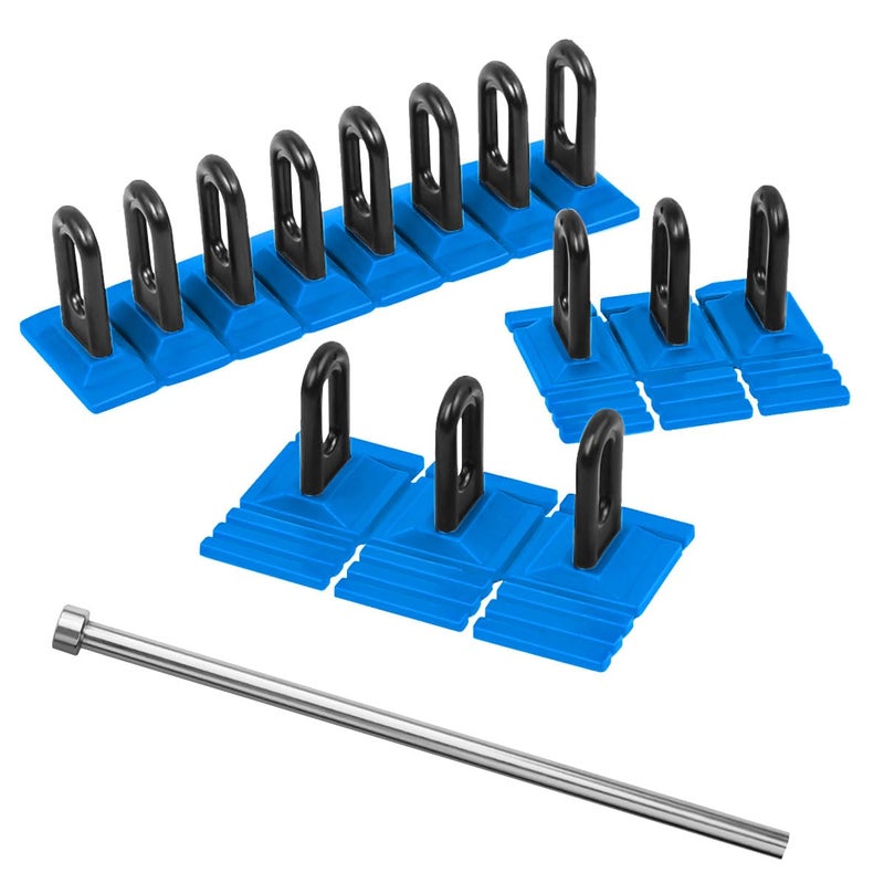 UHANBUT 4Pcs Car Dent Repair Tools Paintless Dent Repair Removal Tool Heavy Duty Dent Puller Kit Powerful Car Body Repair Tool Glue Tabs Dent Remover Tool for Car Dent Repair Blue - Image 3