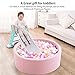 Heopeis Ball Pit Balls Pack of 100 Ball Phthalate Free BPA Free Crush Proof Plastic Ball Play Balls for Ball Pit Babies Kids Children Birthday PartiesTent PartyBlueGreyTransparent - Image 2