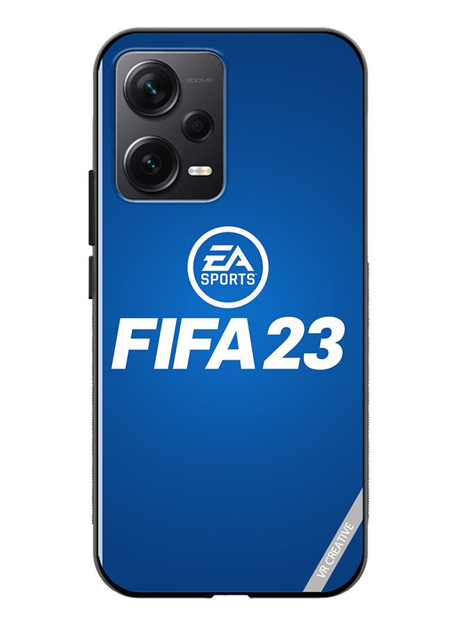 VR CREATIVE Protective Case Cover For Xiaomi Redmi Note 12 Discovery Fifa 23 Blue Ea Design Multicolour - Image 1