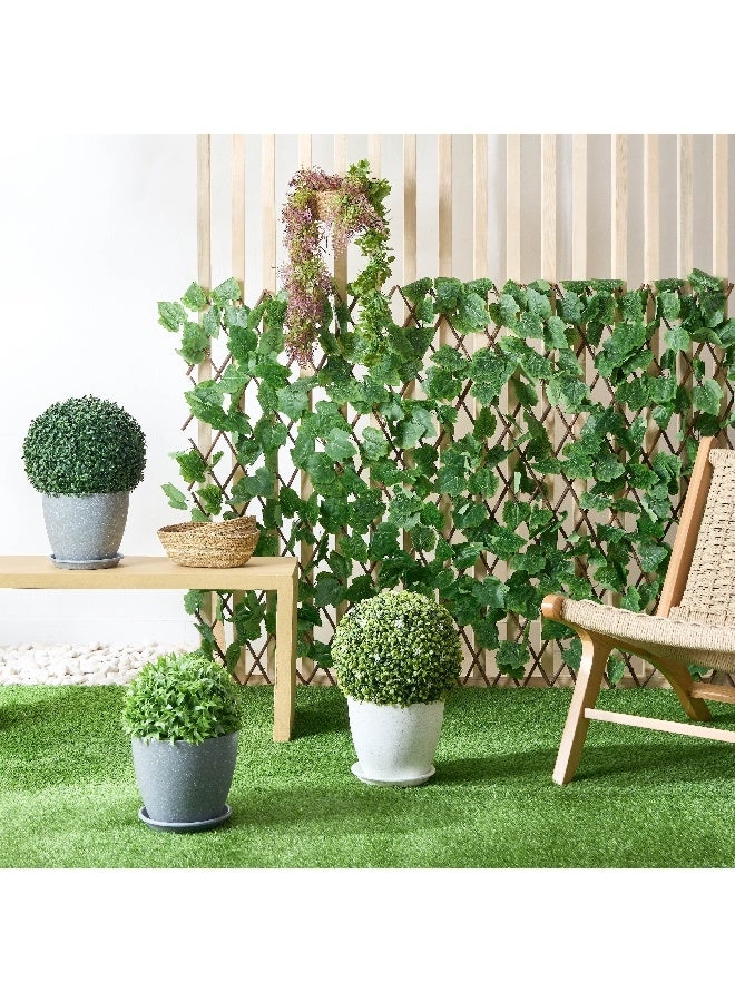 Home Box Delsa Artificial Grapevine Fence 200 x 4 x 100 cm - Image 4