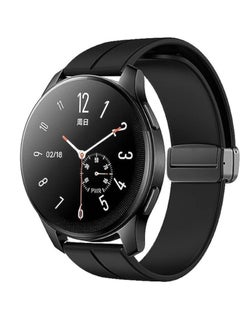 Generic Strap Silicone Magnetic Buckle 20MM For Samsung Gear Sport/Watch 6/5/4/5 Pro 45mm/S2 classic/active 2 40mm 44mm/Amazfit GTS 2/2e/GTS 3/3 Pro/GTS 4/GTS 2 Mini/3 Mini/4 Mini/Bip 3/Bip 3 Pro  - Image 3