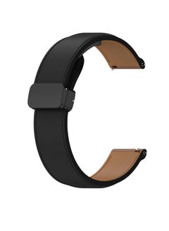 Generic Strap Silicone Magnetic Buckle 20MM For Samsung Gear Sport/Watch 6/5/4/5 Pro 45mm/S2 classic/active 2 40mm 44mm/Amazfit GTS 2/2e/GTS 3/3 Pro/GTS 4/GTS 2 Mini/3 Mini/4 Mini/Bip 3/Bip 3 Pro  - Image 1