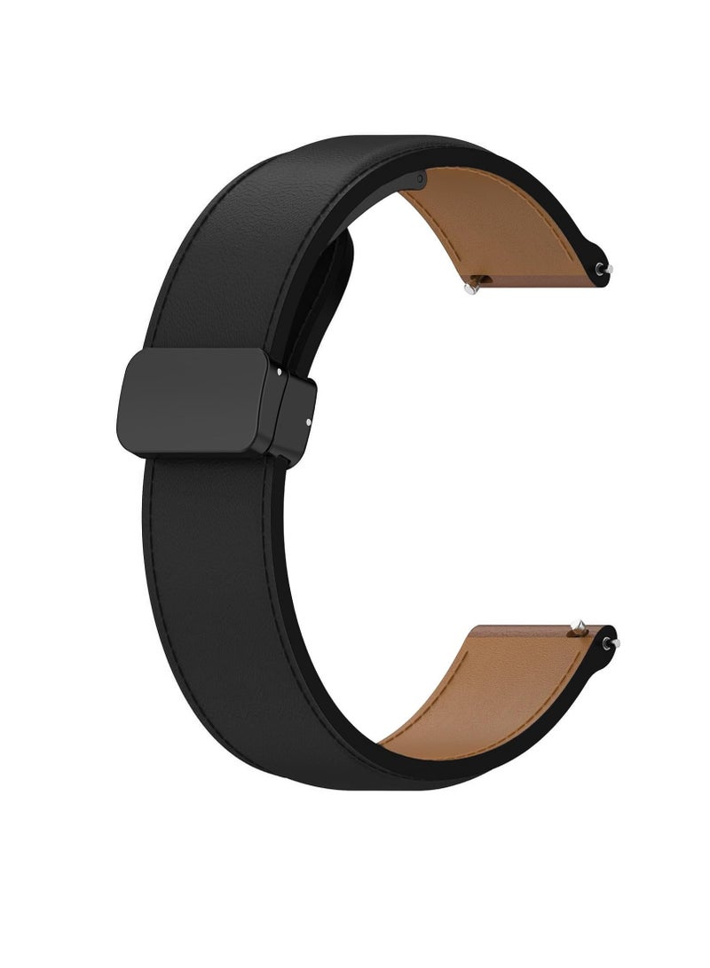 Strap Silicone Magnetic Buckle 20MM For Samsung Gear Sport/Watch 6/5/4/5 Pro 45mm/S2 classic/active 2 40mm 44mm/Amazfit GTS 2/2e/GTS 3/3 Pro/GTS 4/GTS 2 Mini/3 Mini/4 Mini/Bip 3/Bip 3 Pro
