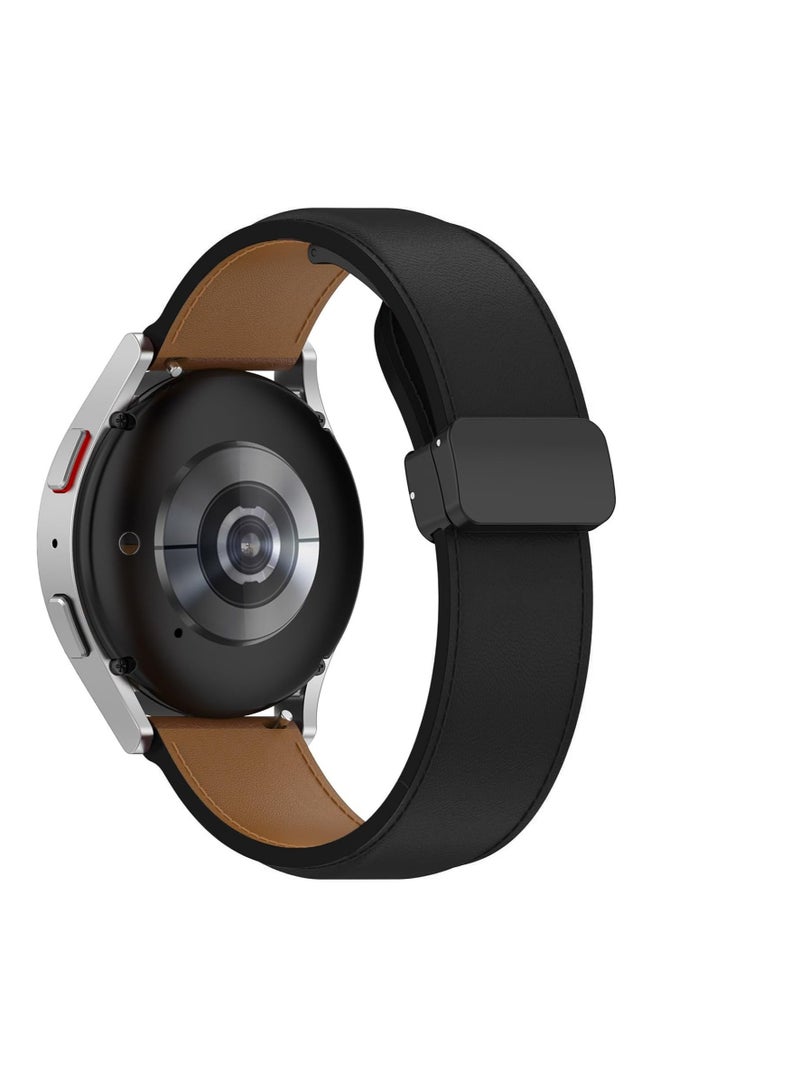 Strap Silicone Magnetic Buckle 20MM For Samsung Gear Sport/Watch 6/5/4/5 Pro 45mm/S2 classic/active 2 40mm 44mm/Amazfit GTS 2/2e/GTS 3/3 Pro/GTS 4/GTS 2 Mini/3 Mini/4 Mini/Bip 3/Bip 3 Pro
