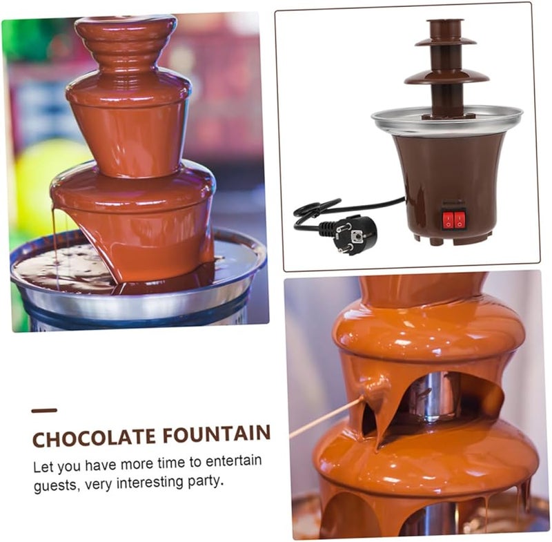 Chocolate Fondue Fountain Maker Heating Machine for Parties Easy to Use - Image 5