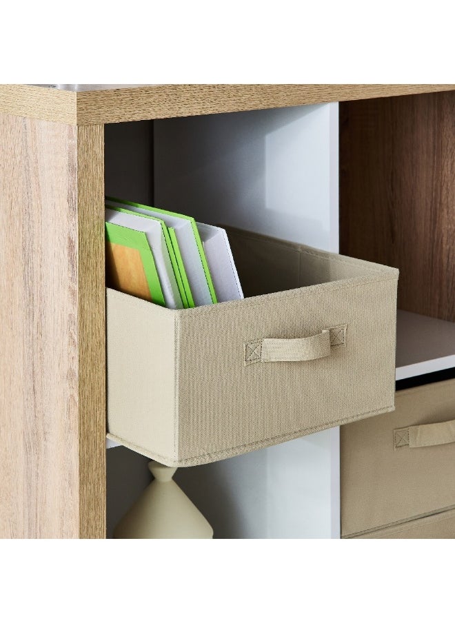 Home Box - Olive Cube Fabric Box 33 x 16.5 x 32 cm - Image 1