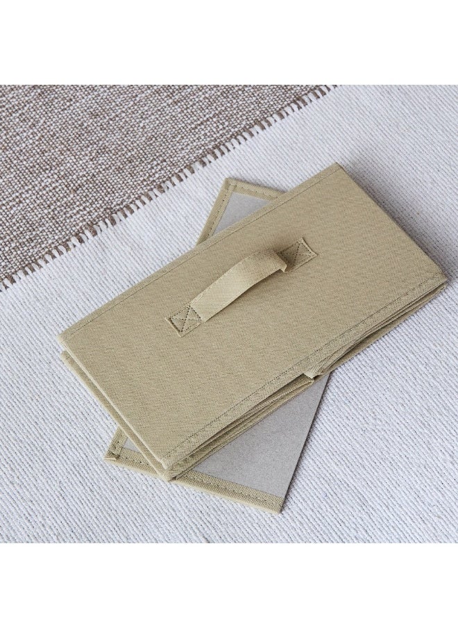 Home Box - Olive Cube Fabric Box 33 x 16.5 x 32 cm - Image 1