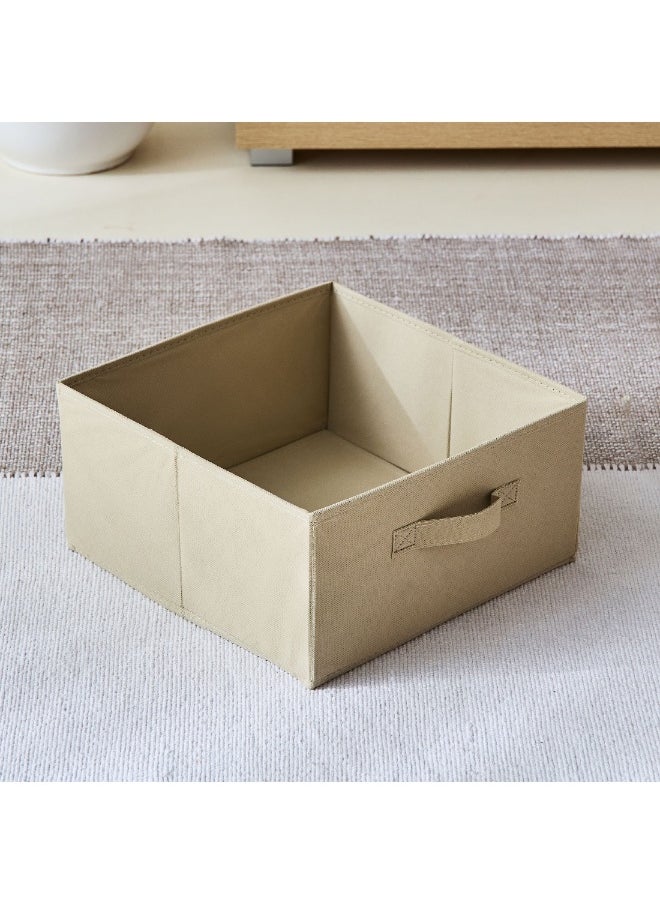 Home Box - Olive Cube Fabric Box 33 x 16.5 x 32 cm - Image 1