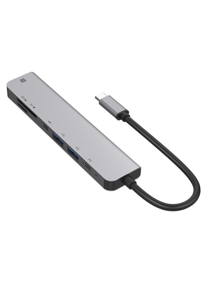 نيوترل محول HDMI 4K 60Hz مع شحن سريع PD لمحطات إرساء Type-C 7 في 1 لأجهزة أبل وهواوي - Image 5