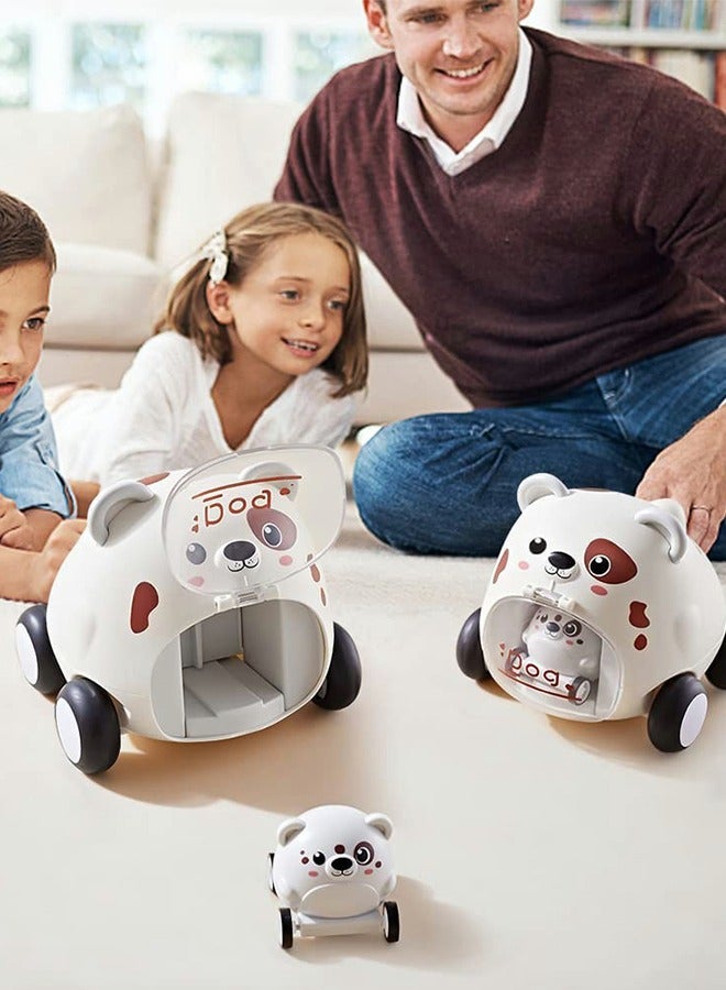 GROIC Catapult Car Toys for Kids，Pull Back Cars for Toddlers ，Ejection Inertial Car Dog Pull Back Toy，Preschool Kids Car Launcher Toys ,Car Toys - Image 4