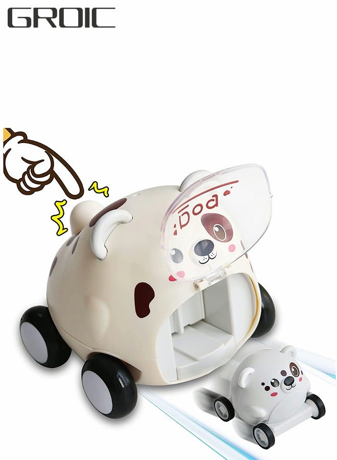 GROIC Catapult Car Toys for Kids，Pull Back Cars for Toddlers ，Ejection Inertial Car Dog Pull Back Toy，Preschool Kids Car Launcher Toys ,Car Toys - Image 1