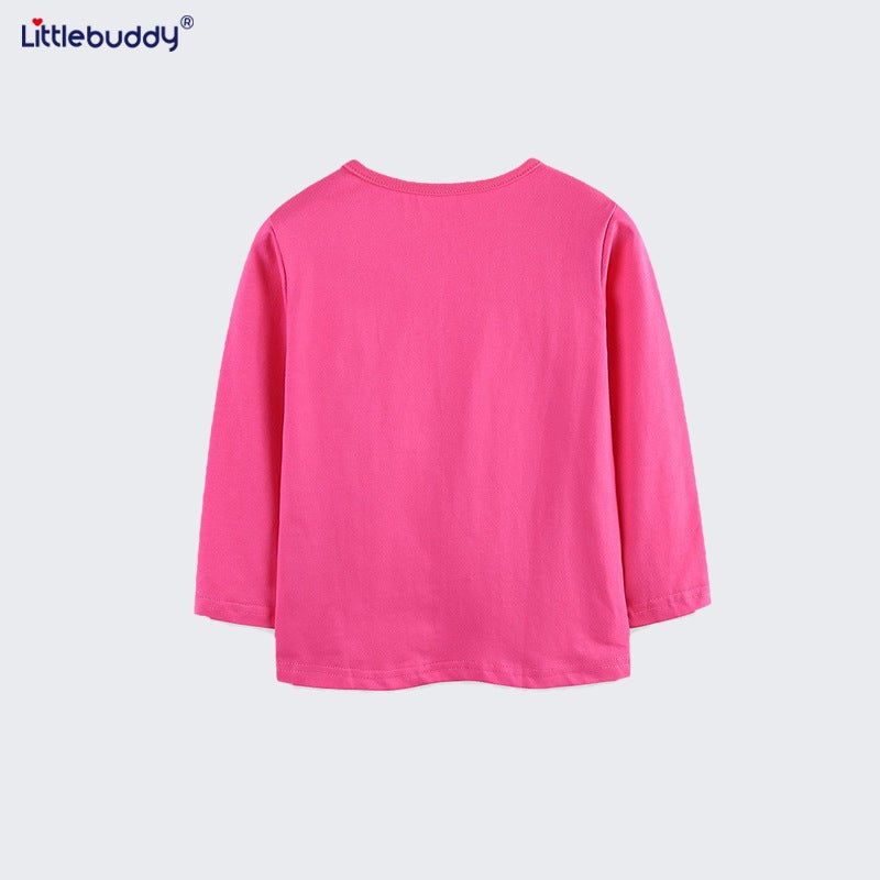 25 New Autumn Girls' T-Shirts With Style Unicorn Print, Children'S T-Shirts Made Of Knitted Cotton, Long-Sleeved Children'S Base Shirts - Image 5