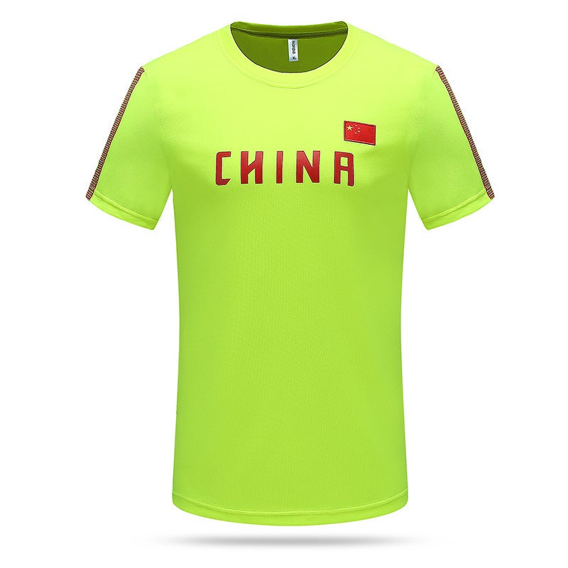 Chinese Team Short-Sleeved T-Shirt Men'S And Women'S Summer Group Round Neck Martial Arts Swimming Fitness Trainer Clothing National Clothing Printed - Image 5