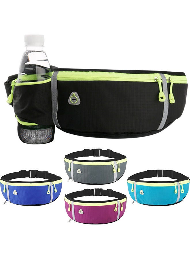 NIBEMINENT Waterproof Running Waist Bag With Water Bottle Holder 46.5x10.5cm - Image 2