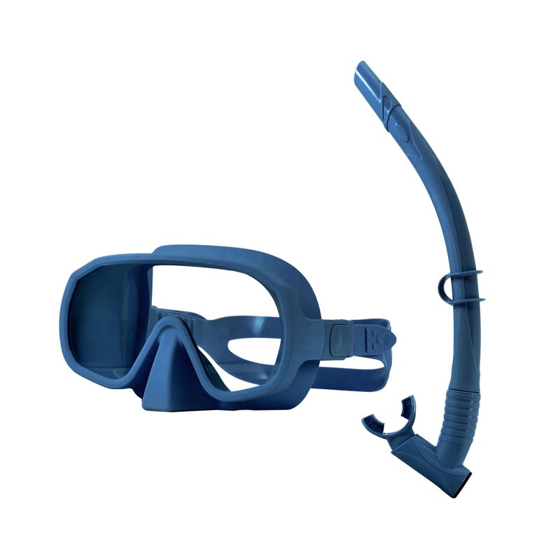 Bluejw Professional Adjustable High Quality Glass Lens Snorkel Dry Top Diving Goggles Anti-Fog Waterproof Anti-Leak Wide Vision Adult - Image 1