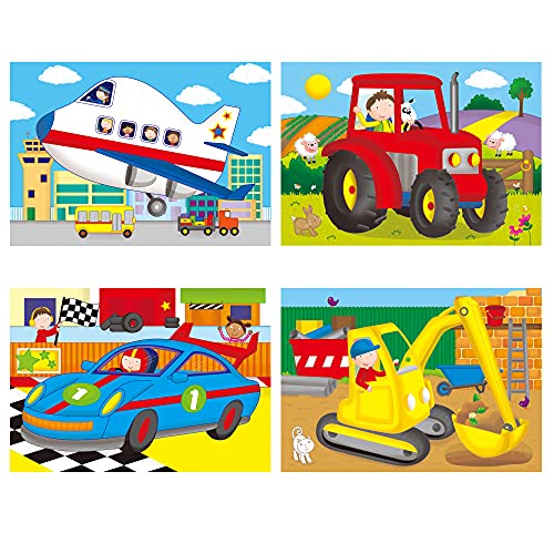 Galt Toys, 4 Puzzles in A Box - Vehicles, for Ages 36 - Image 5