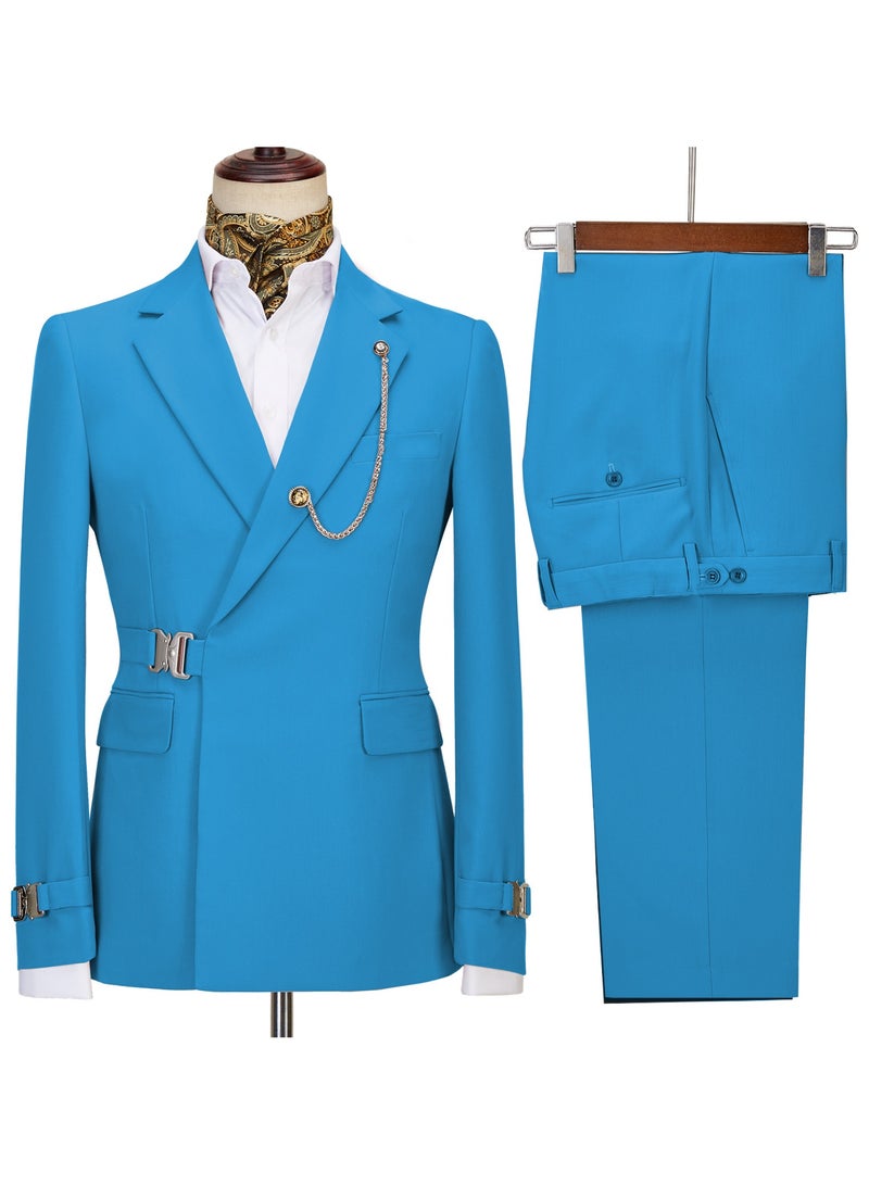 KUYING New Fashionable Men's Two-Piece Suit Set  - Image 1