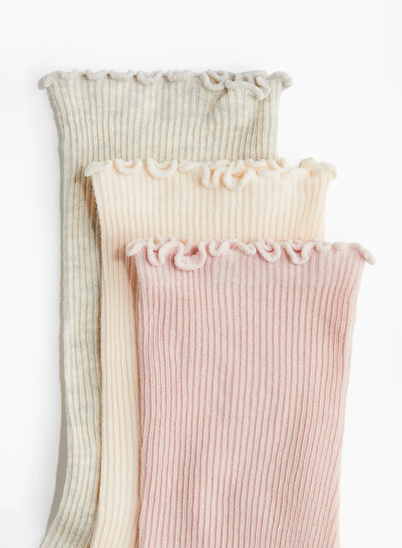 H&M 5-Pack Rib-Knit Socks