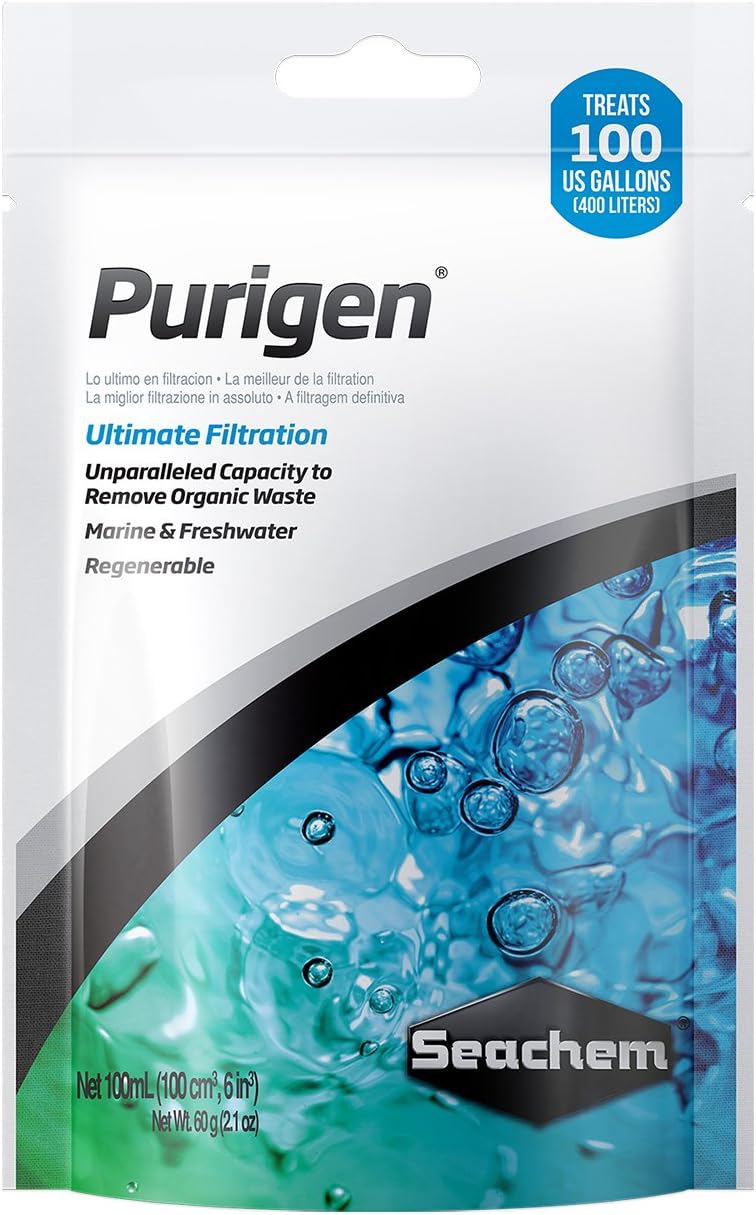 Seachem Purigen 100 ml - Premium Adsorbent Filter Media for Freshwater and Marine Aquariums - Image 1