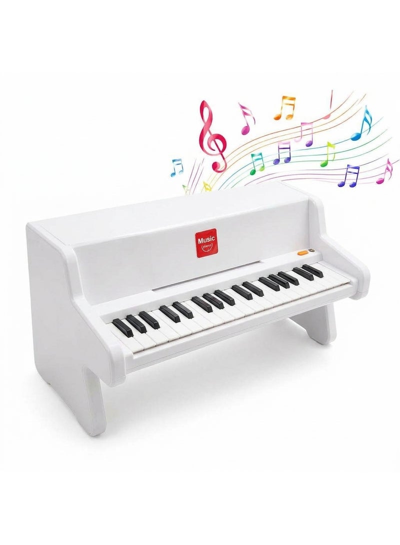 Electronic Piano for Children, White - Image 2