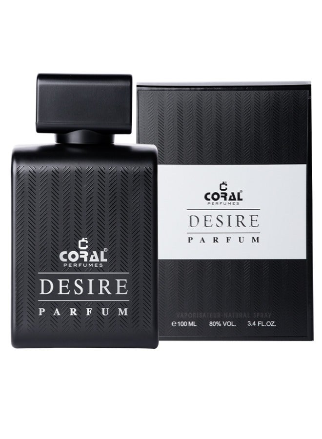 Coral DESIRE Parfum for Men 100ml - Image 3