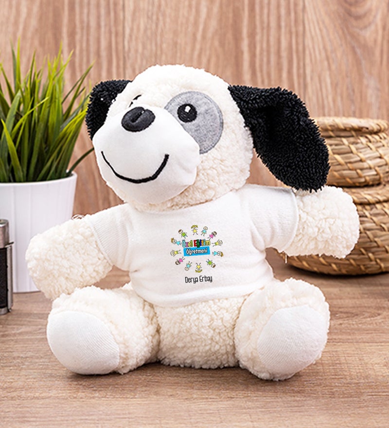 Hediye Dükkanı Gift Shop Personalized Special Education Teacher Plush Dog 