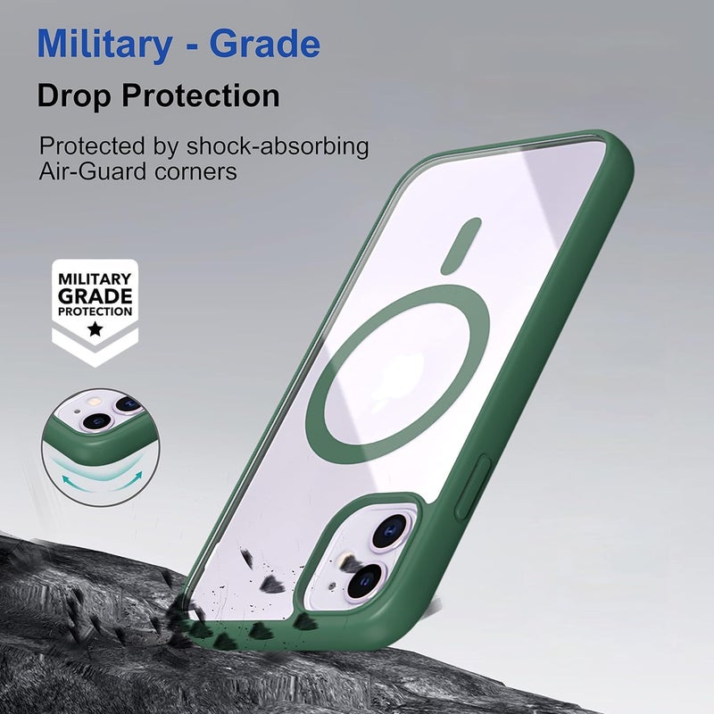 ZAPCASE Back Case Cover for iPhone 11 | Compatible for iPhone 11 Back Cover | Scratch-Resistant Back Cover | Forest Green - Image 3