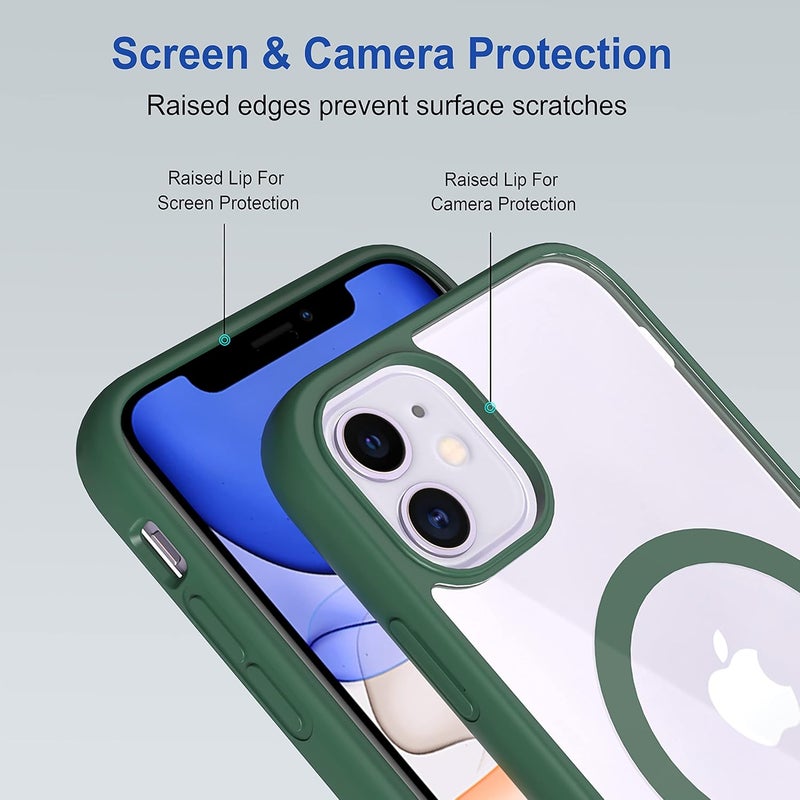 ZAPCASE Back Case Cover for iPhone 11 | Compatible for iPhone 11 Back Cover | Scratch-Resistant Back Cover | Forest Green - Image 4